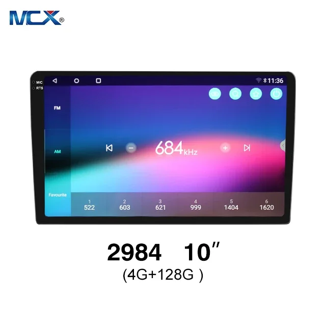 9/10'' Car DVD Center Touch Screen 1K Resolution 4+128G 360 Panoramic Image Mobile Phone Cast WIfi TDA7851 SI4754C With Fan