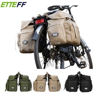 1PCS 30L Waterproof Bike Panniers for Rear Rack–Durable Bicycle Saddle Bag with Rain Cover–Cycling,TravelElectric Mountain Bikes