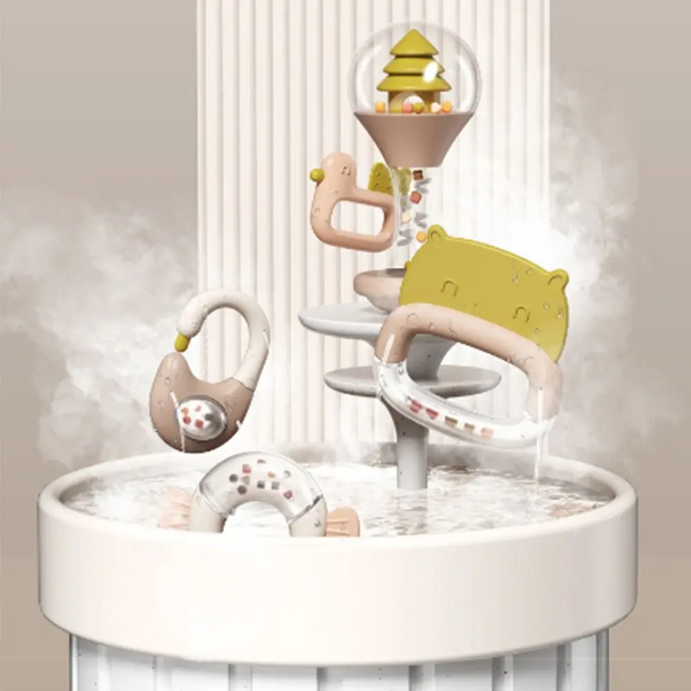 Sonajero creativo de silicona con forma de Animal para bebé, mordedor suave para la salud del bebé, diseño de anillo, mordedor de mano antimasqueteo, 5/6 Uds.