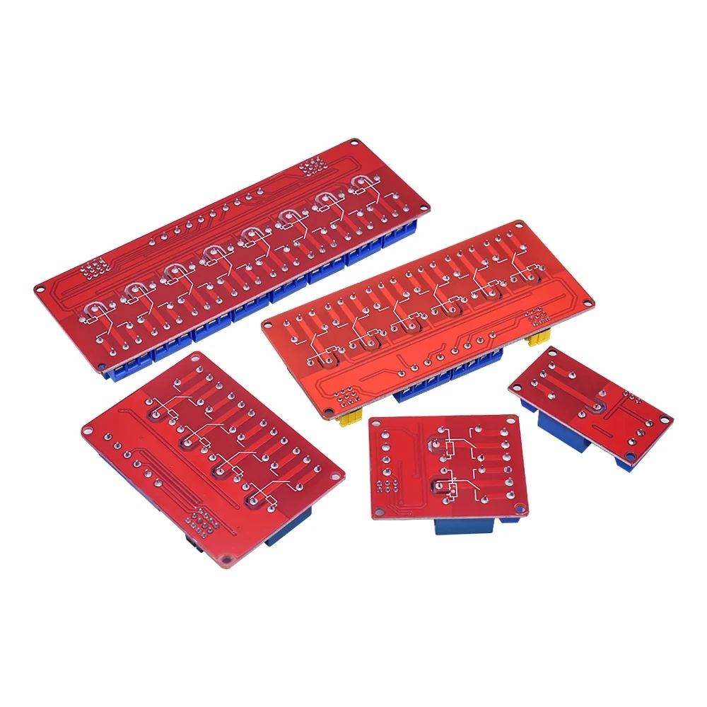 1 2 6 4 8 Channel 5V 12V 24V Relay Module Board Shield with Optocoupler Support High and Low Level Trigger for Arduino