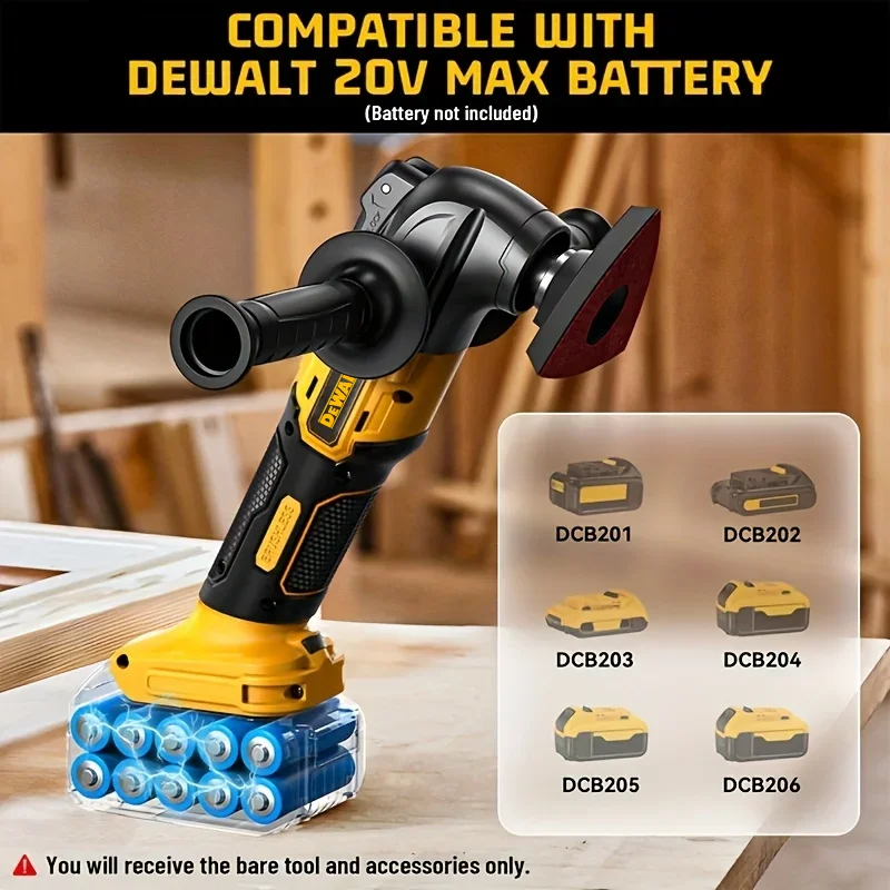 Dewalt Fast Release Oscillation Tool Brushless Multifunctional Tool Refurbisher Electric Trimmer Compatible with 20V Battery