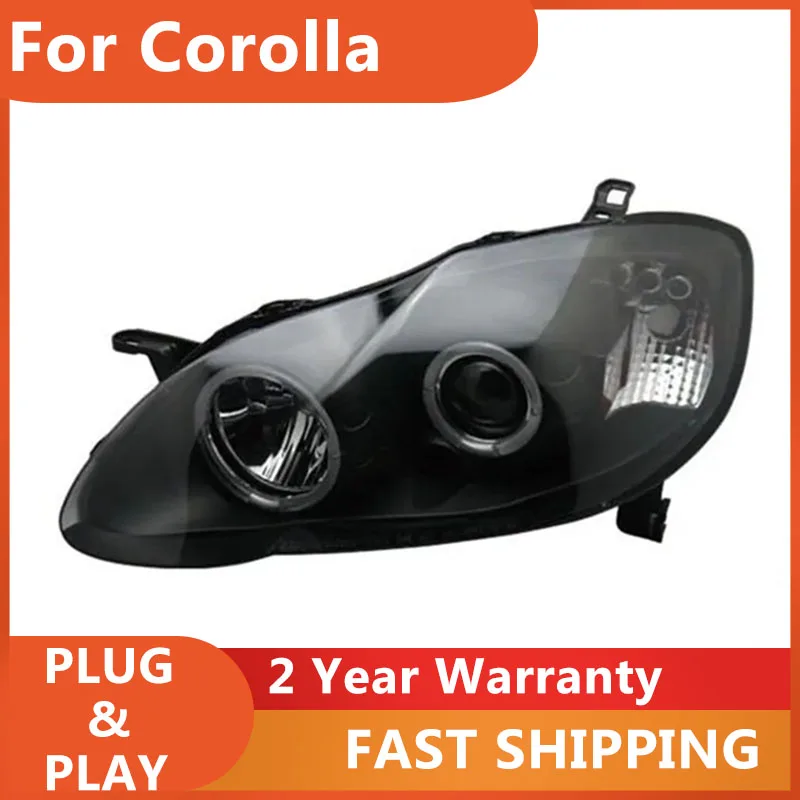 

Автомобильные аксессуары для Toyota Corolla EX: Фара головного света 2004-2009, ДХО, указатель поворота, ближний и дальний свет, линза-проектор