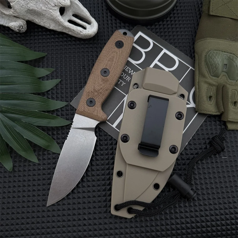 Everyday Multi-PurposeFixed-Blade Hiking Knife D2 Steel Blad