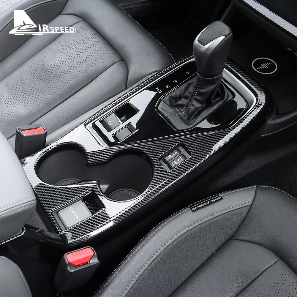 Abs para subaru crosstrek 2024 impreza 2024 painel de controle copo água quadro padrão fibra carbono estilo rhd lhd decoração acessórios