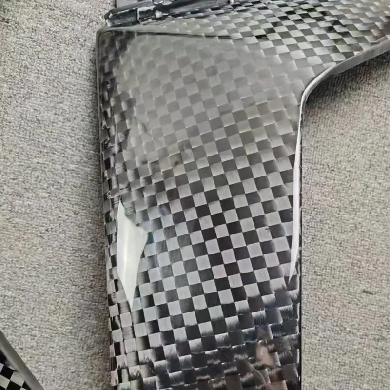 Premium Black Grid Checkered Forged Vinyl Wrap Film Roll DIY Self Adhesive Decal Sticker Car Wrapping Foil Air Release - view 5