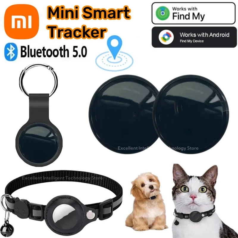 علامة Xiaomi الذكية Bluetooth5.0 للعثور على تطبيقي علامة الهواء الذكية بلوتوث محدد موقع الطفل مكتشف حقيبة مكافحة فقدان طوق الحيوانات الأليفة مع المقتفي