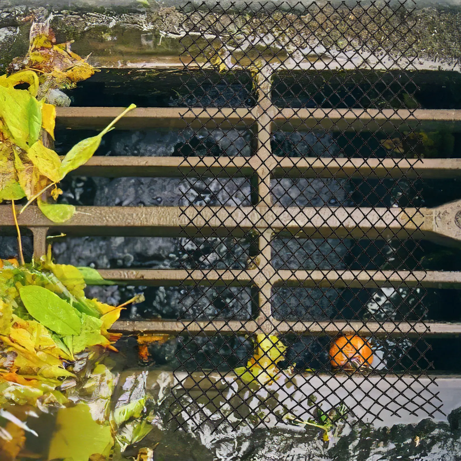 Durable Gutter Mesh Guard Lightweight Drainage Protector Screens For Balcony Garden Leaf Branch Filter Plastic Netting