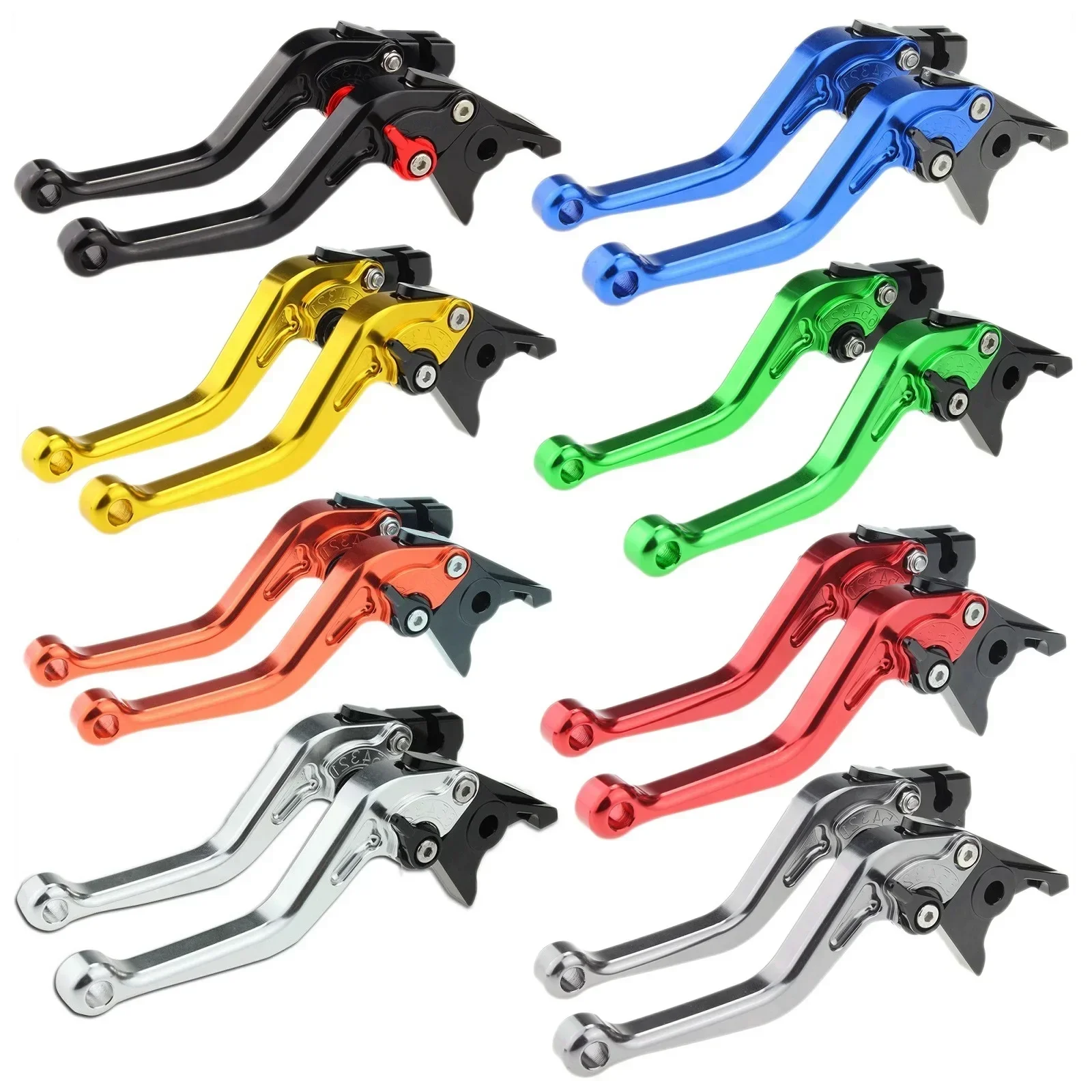 Ellipse Short Motorcycle Brake Clutch Levers For Ducati HYPERMOTARD 1100/S/EVO SP Shortys only w/handguards Scrambler Cafe Racer view 3