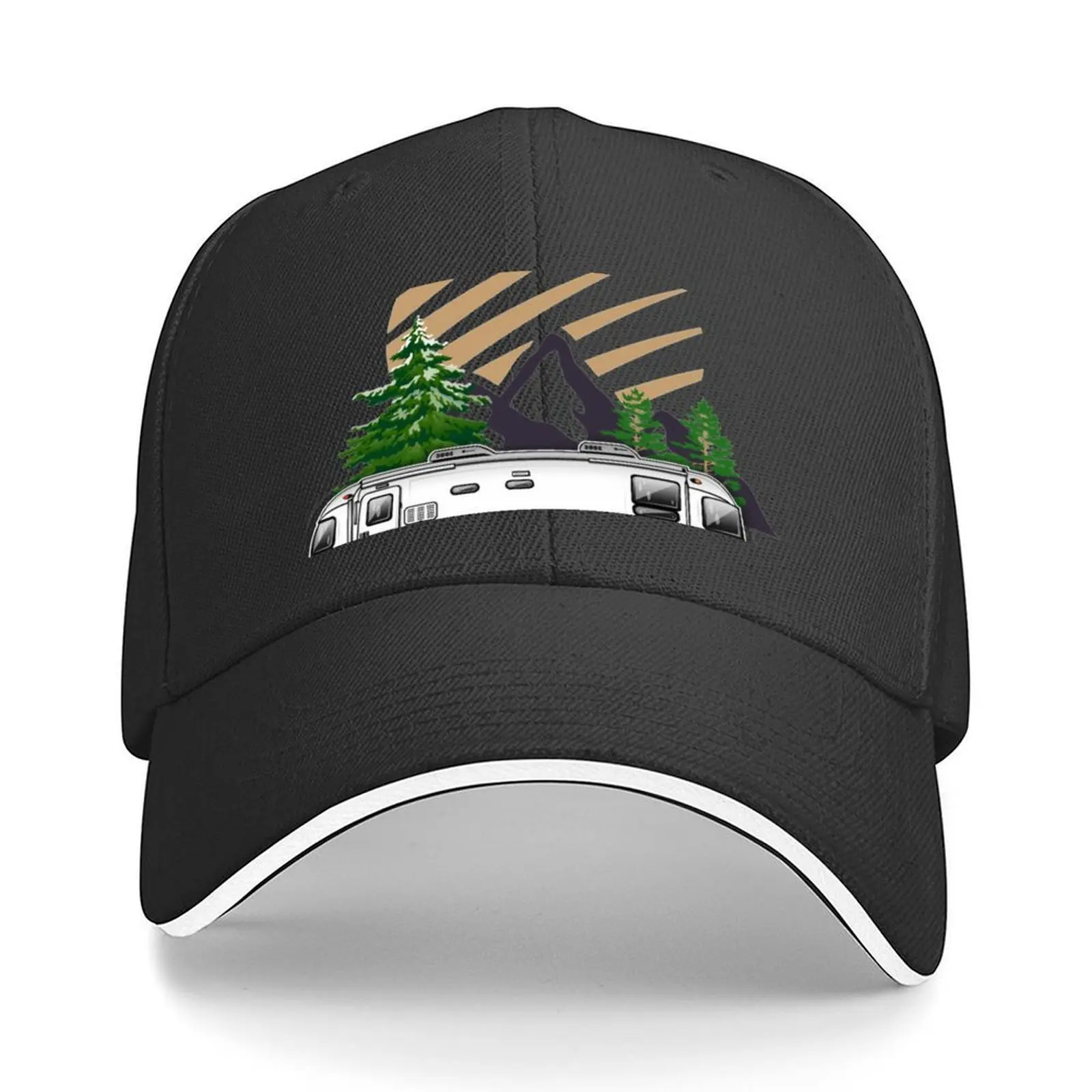 

Camping T Shirt The Perfect Retro Camping Trailer For Airstream Owner'S Camper Campfire Gifts Tee Baseball Cap