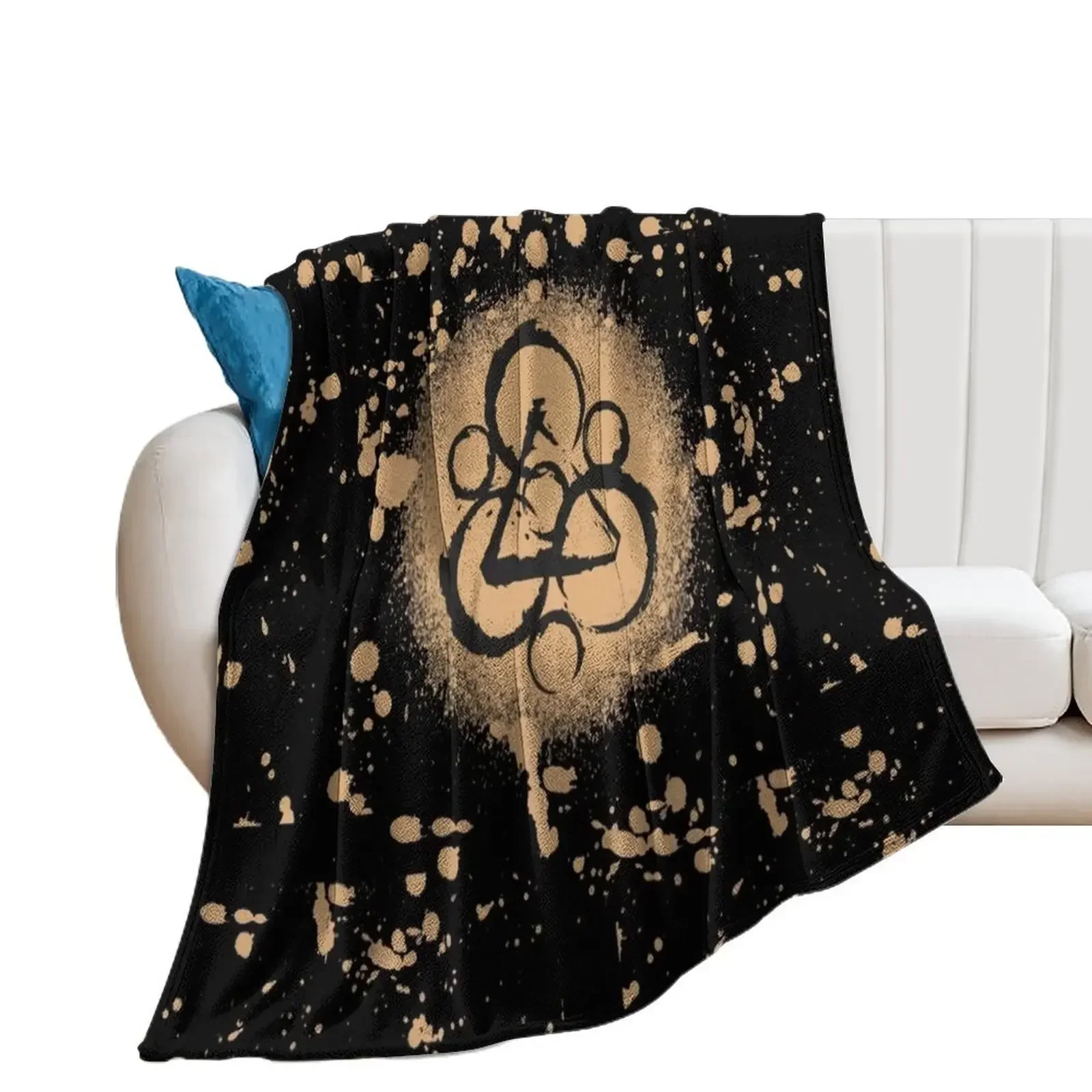 BLEACH splatter KEYWORK LATITUDE Throw Blanket christmas decoration Cute Plaid Blankets