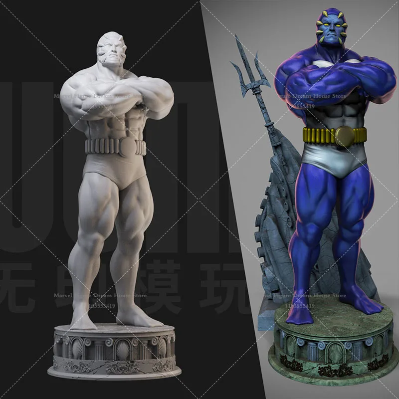 1/24 1/18 Scale DC Karnio  Atlantis Wonder Woman Villain Evil Opponent DIY Self-assembled GK 3D Resin Un-panited Male Dolls