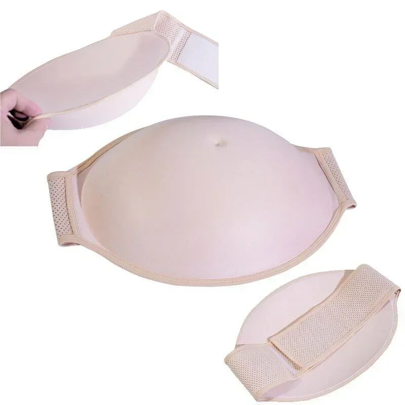Fake Pregnancy Belly Pregnant Bump Artificial Baby Tummy Belly Stage Movie Actors Photography Props Sponge Pregnant Belly Pads