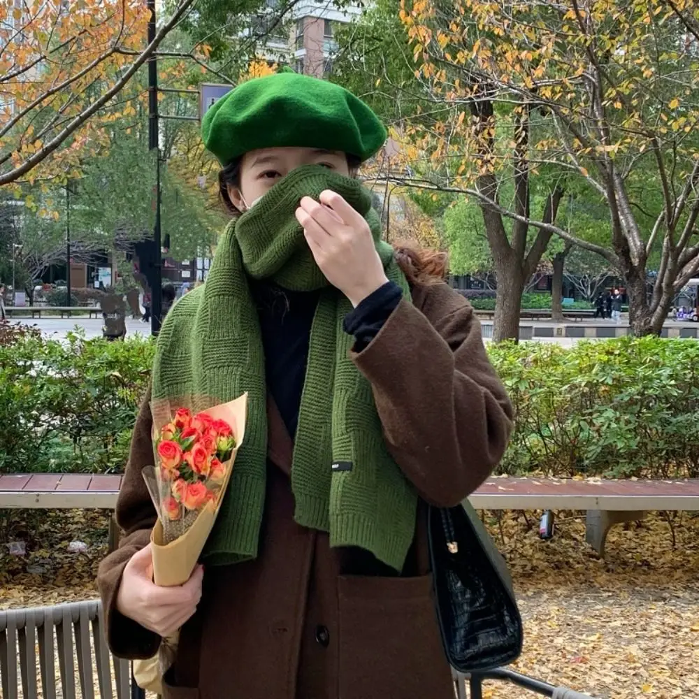 

Теплая шаль, женский шарф, аксессуары для одежды, вязаный шарф в корейском стиле, бандана, свитер из пашмины, теплые топы