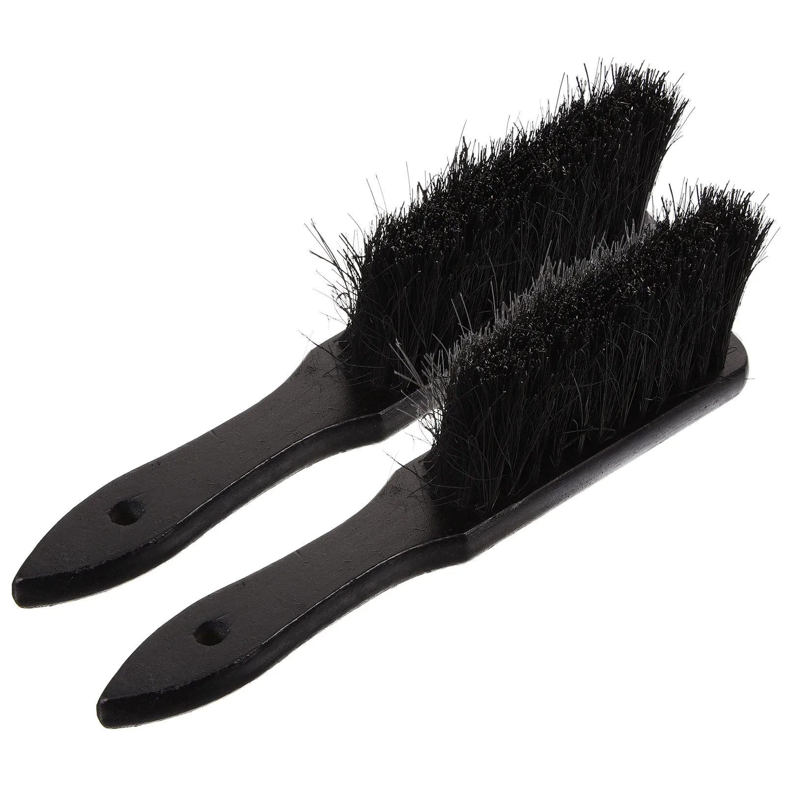 

2pcs Cleaning Brush Indoor Stove Hand Broom Bench Tools Set Ash Coal Firewood Storage Bristles Kitchen for Fireplace