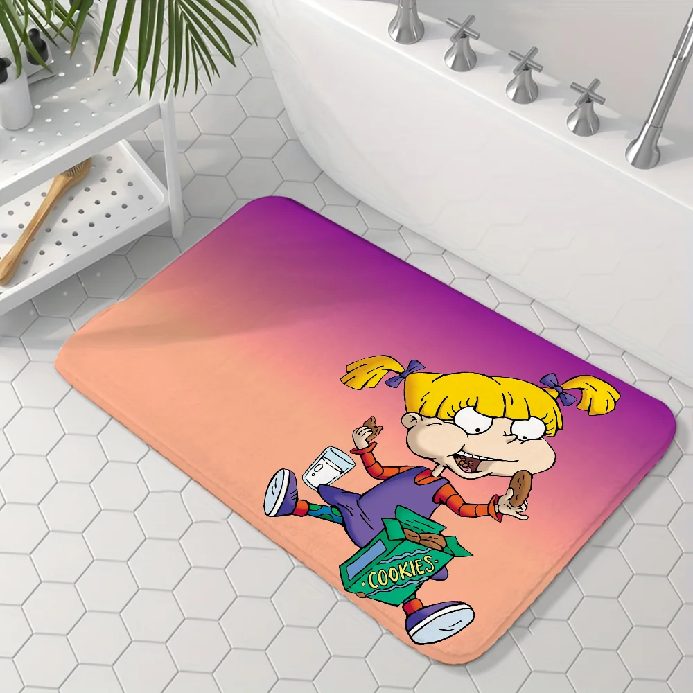 1PC The Rugrats Movie Floor Mat Door Mat For Bathroom Kitchen Long Corridor Carpet Non-Slip Living Room Rug Home Decor