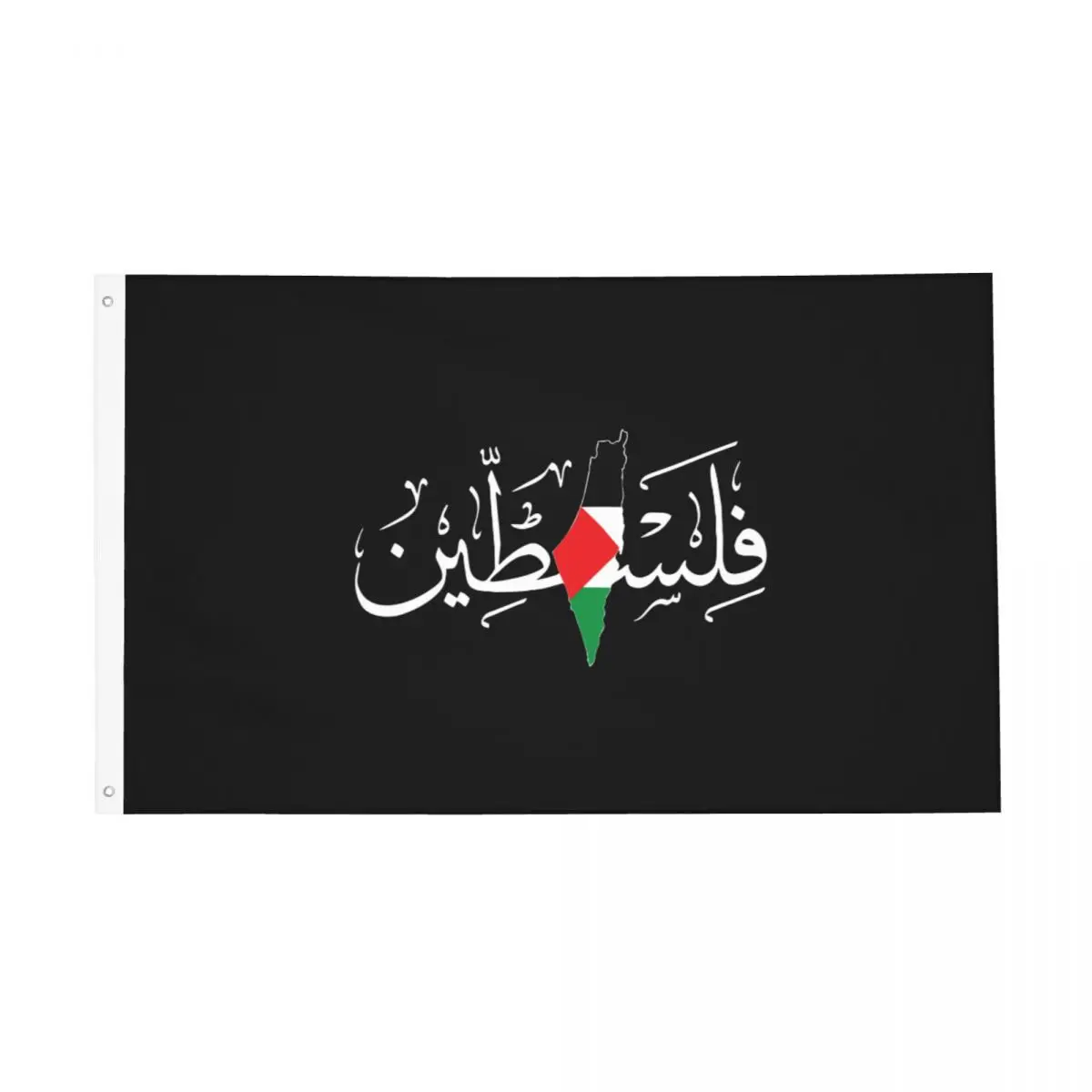 Palestinian Arabic Flag Outdoor Banner All Weather Palestine Solidarity Flag Map Decoration Fade Proof 60x90 90x150cm Flags