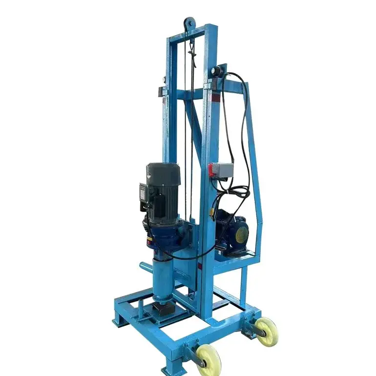 

Customized Portable Electric Water Well Drilling Rig Lightweight Hydraulic 150m Mini Home Well Driller Hot Selling