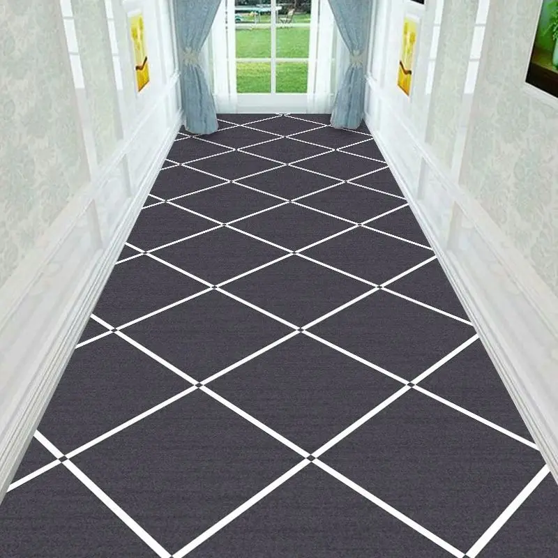 

Light Luxury Hall Runner Long Corridor Carpets Living Room Decoration Home Aisle Passageway Entrance Door Mat Long Area Rugs