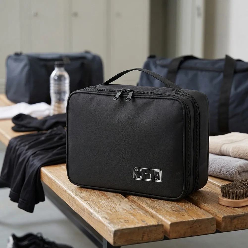 Referee Headset Organizer Bag, Carry Case For Cable Charger Volleyball Football, Storage Pouch For Sports Equipment