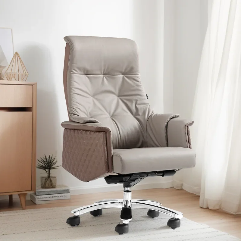 Backrest Chair Furniture Luxury Relaxing Bedroom Office Lazy Rotating Comfy Home Work Computer Armchair Comfortable Pc Room Desk