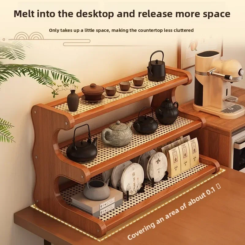 Exquisite Multi-functional Shelf, cup holder, finishing rack, living room teacup, coffee cup, tea set, storage rack