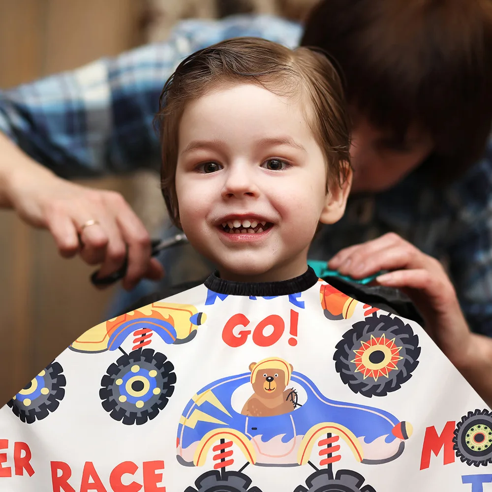 

Children's car pattern hairstyle shawl 31.5 inches x 47.25 inches