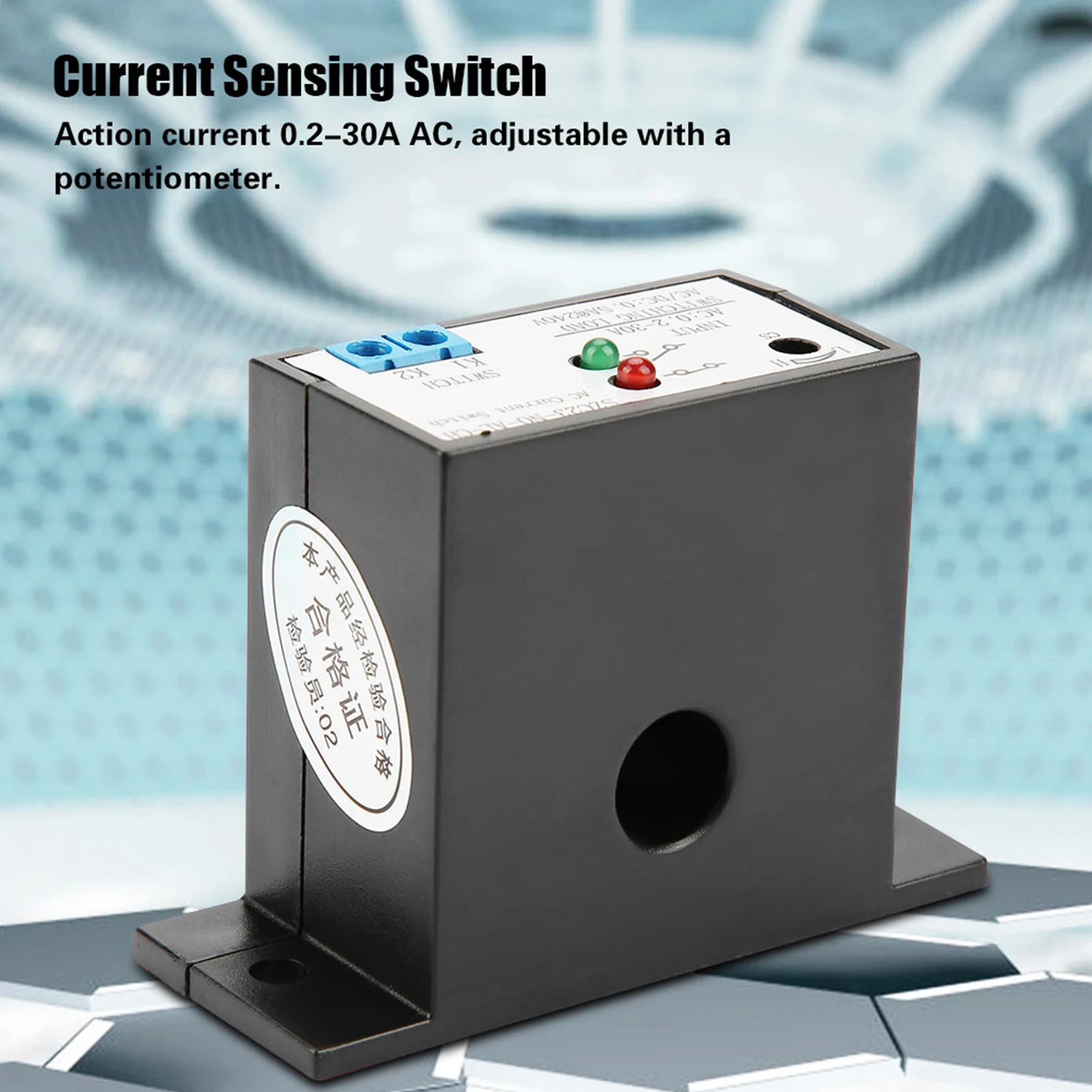 

Normally Open Current Sensing Switch Adjustable AC 0.2‑30A SZC23‑No AL‑CH Current,Sensing,Switch§AC,Current,Sensing,Switch§Adjus