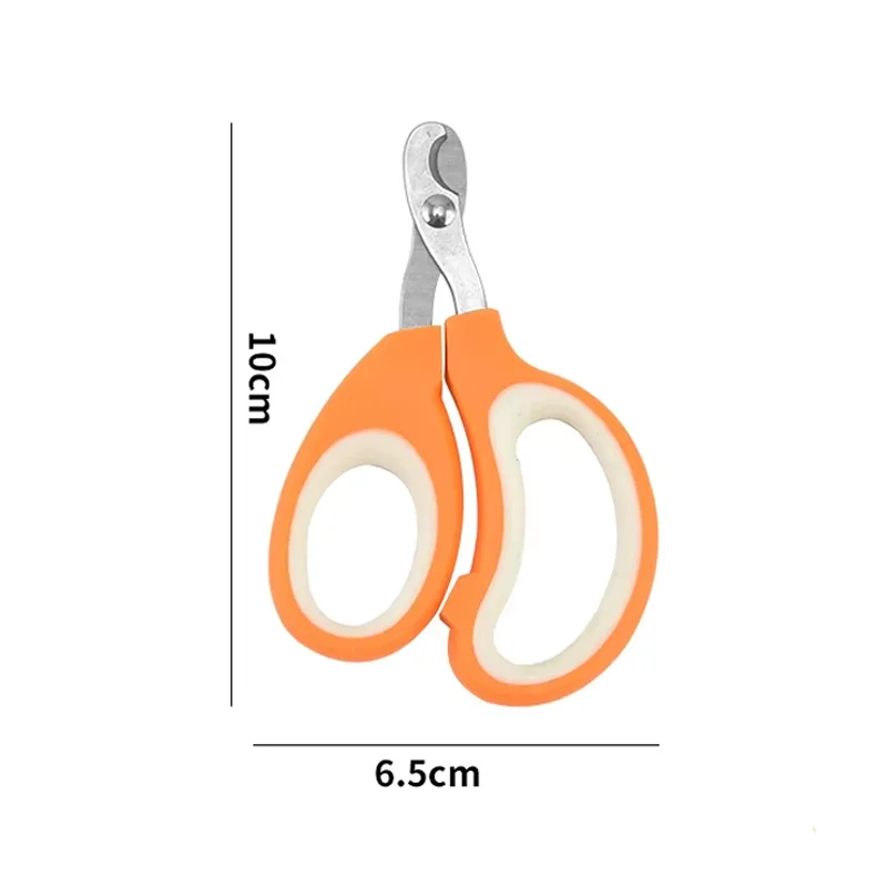 Pet Nail Scissors, Half Moon Nail Scissors, Suitable For Cats And Dogs And Other Small Pet Nail Care, Stainless Steel, Durable image 6