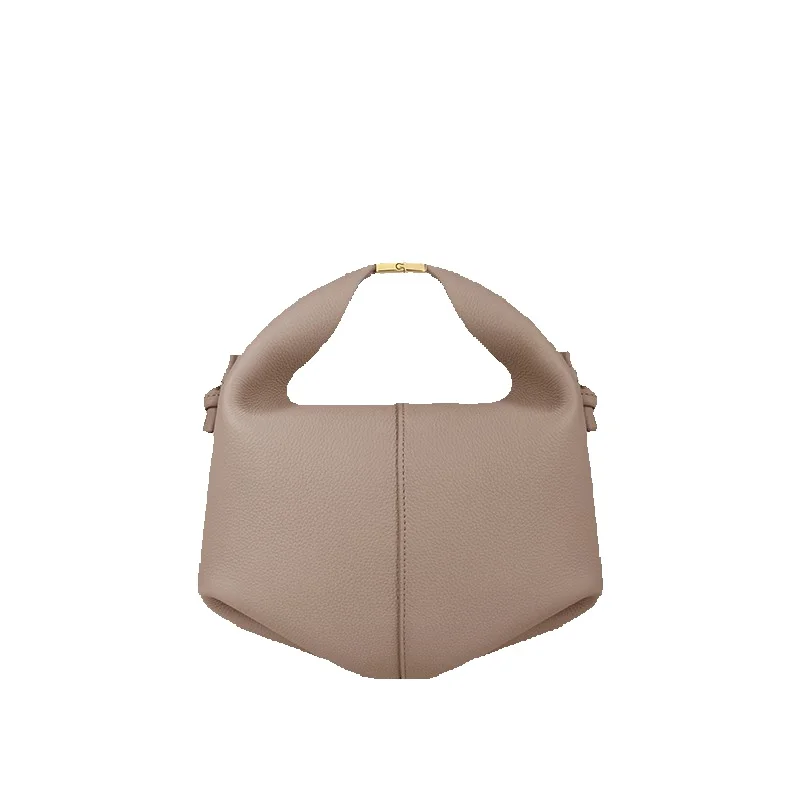 Cross-Border Poland European And American Fashion Lychee Leather Handbag Crossbody Women's Dumpling Bag_voghion.com