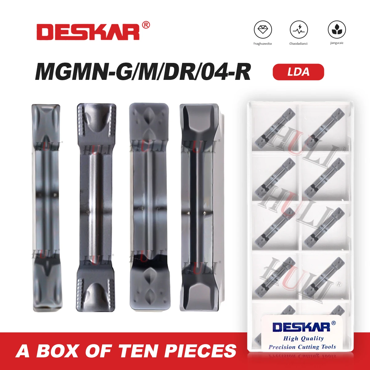 

DESKAR 100% Original MGMN General Material Series MGMN 150 200 300 400 500 - G M DR LDA CNC Lathe Tools Carbide Grooving Inserts