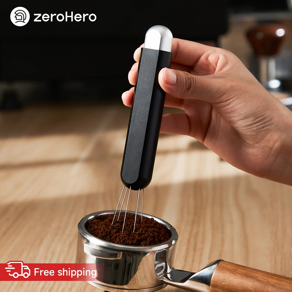 zeroHero Mini WDT Tool 90g Magnetic Base for Travel Camping Outdoor Espresso Needle Distributor Home Barista Pro Kit and Xx