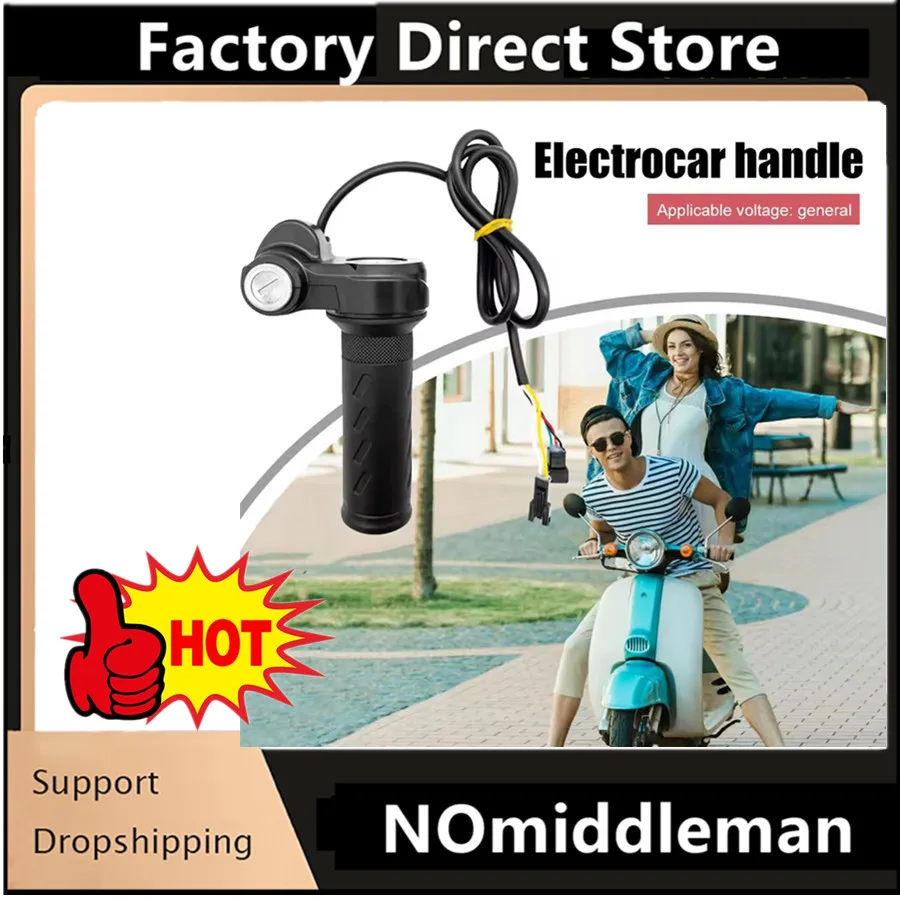 

Electric Bike Throttle Grip Full Twist Throttle Grip For Ridstar Q20/Q20Lite/Q20Pro/H20/H26Pro/H20 Pro Easy Installation