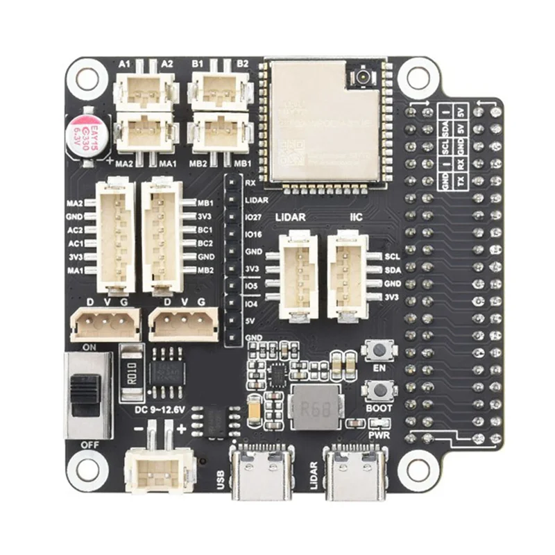 

Advanced General Driver Board For Robots ESP32 Development Board Motor Servo IO Interface Supports WIFI Bluetooth And ESP-NOW