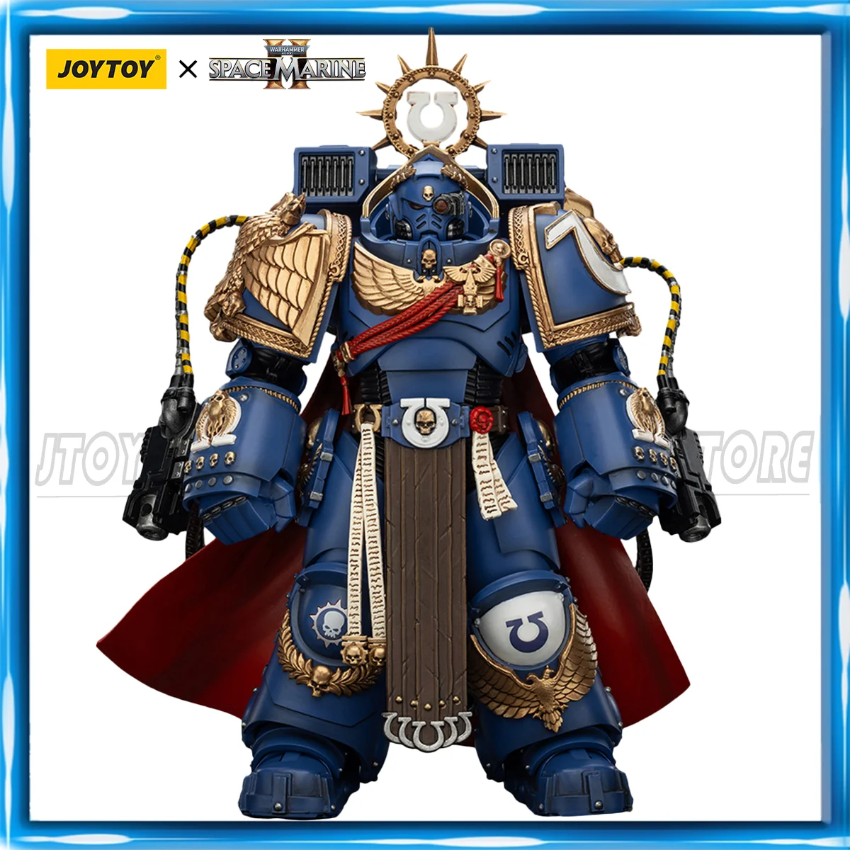 

[Pre Sale] JOYTOY Warhammer 40K 1/18 Action Figure Ultramarines Marneus Calgar, Chapter Master Anime figures Toys Collection