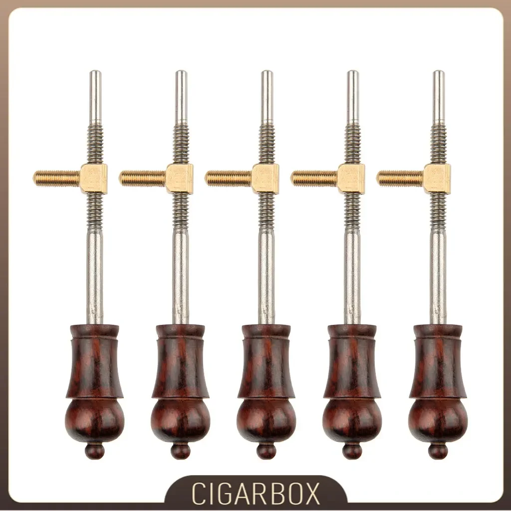 5PCS Baroque 4/4 3/4 Violin Bow Screw With Eyelets Nickel Mount Slot Snakewood For DIY  Violino Arco  Make Replace Repair