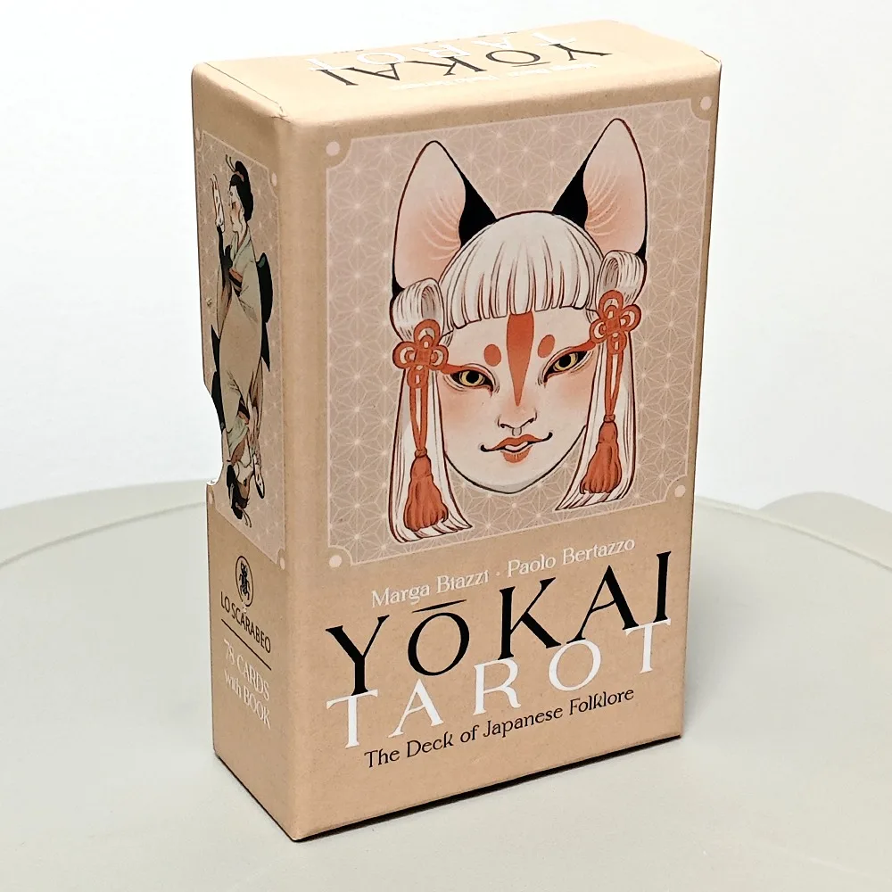 

Колода Таро Yokai, 78 шт. Карты с корнями в японском фольклорном виде, напечатанные на 350 ГММ, с тиснением в жесткой коробке, 12*7 см
