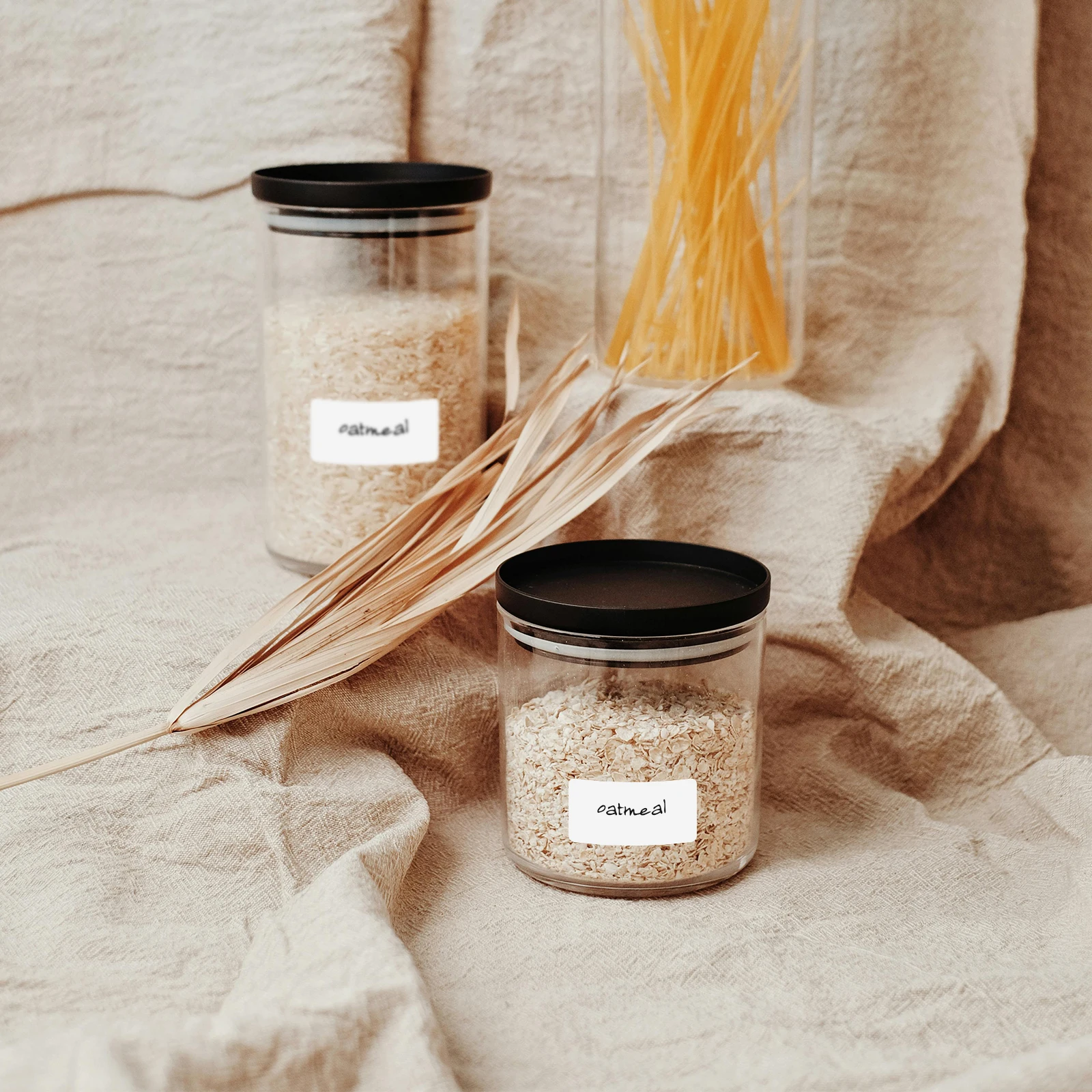 

Spices Bottle Label Sticker 40mmx20mm White Square DIY Food Storage Adhesive Tags Jar Labels Office Supplies Home ganization