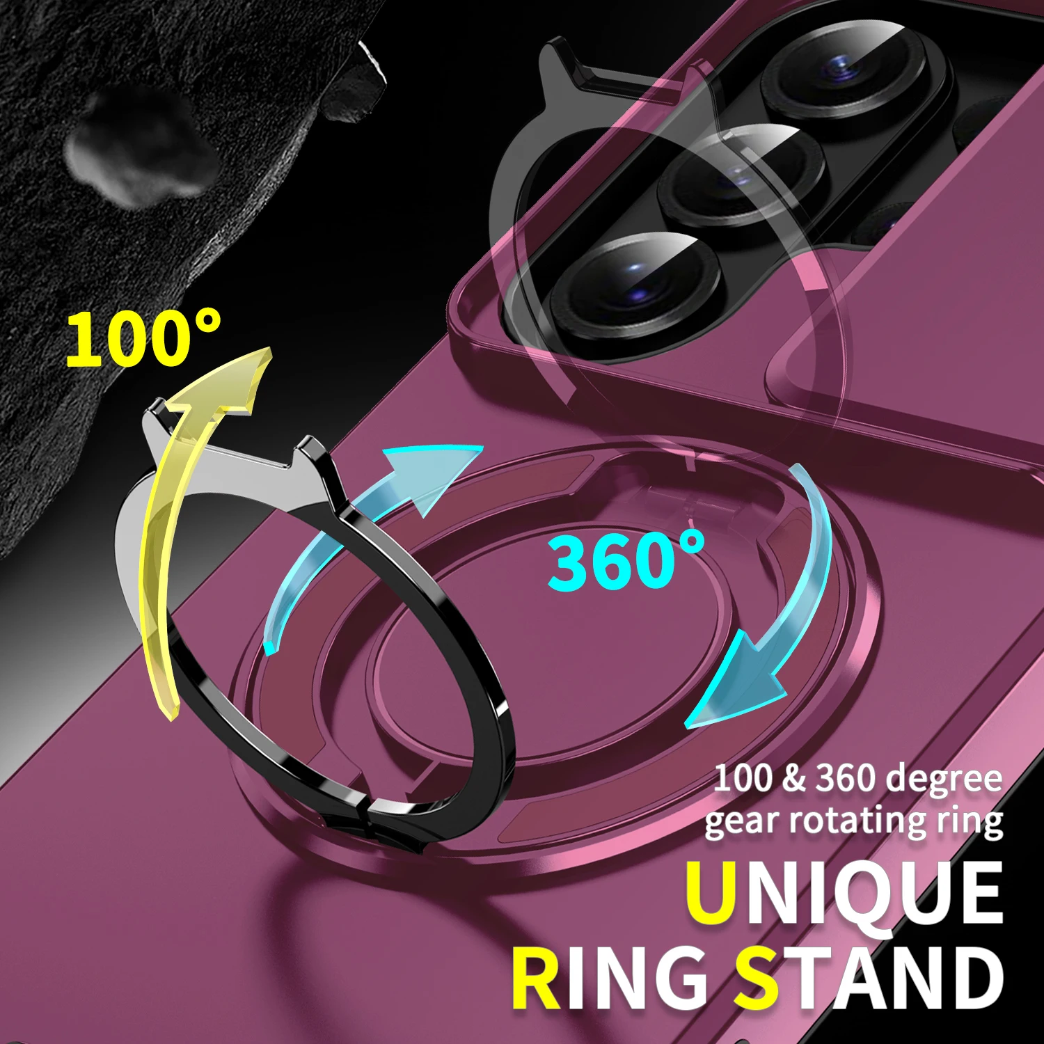 For Magsafe Holder Armor Case for Samsung Galaxy A57 A56 A55 A37 A36 A35 A26 A25 A17 A16 A15 A07 A06 Slide Camera Protect Cover - view 5