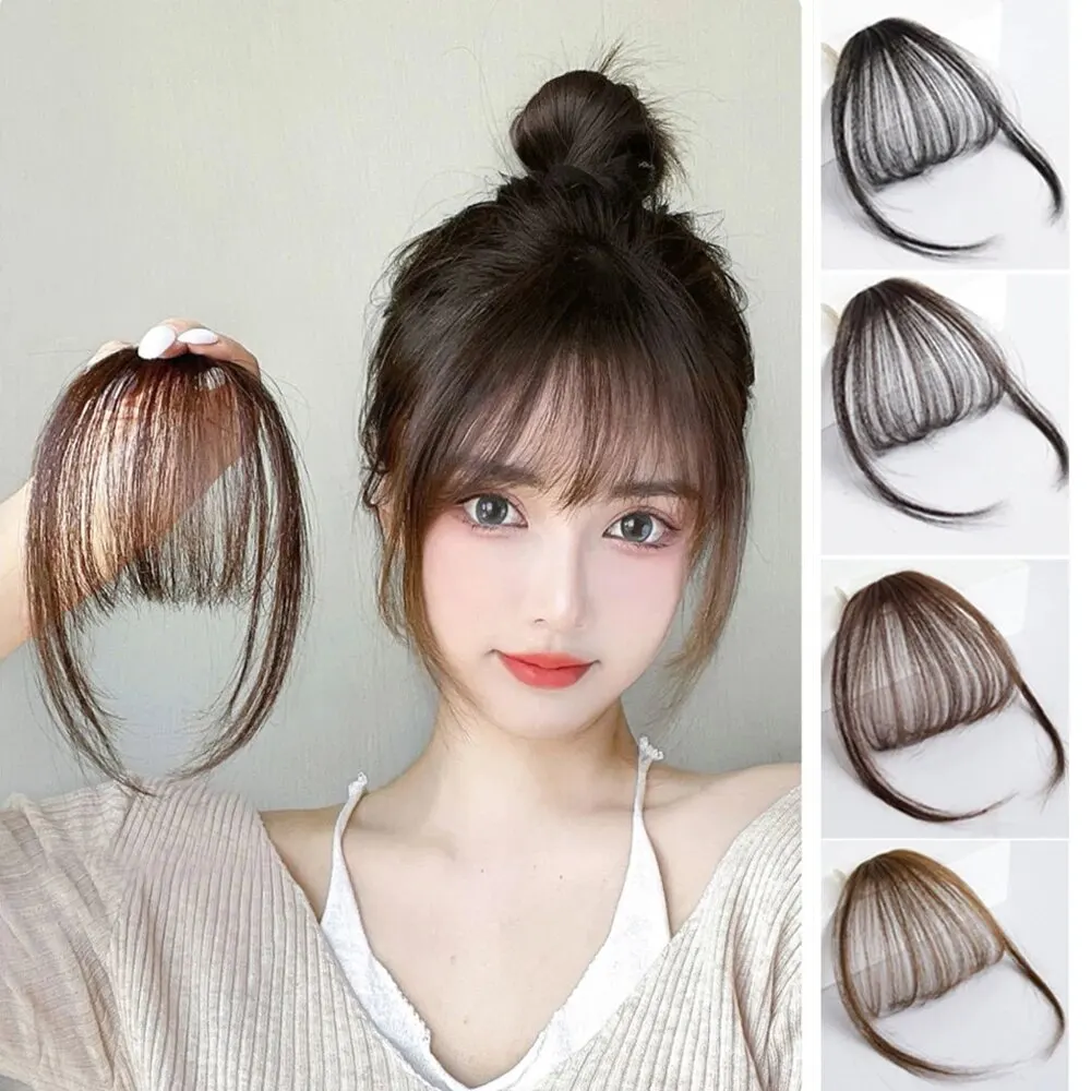 Air Bangs Wig Summer Light And Thin Fake Bangs Natural Forehead Invisible And Traceless Bangs Wig Piece