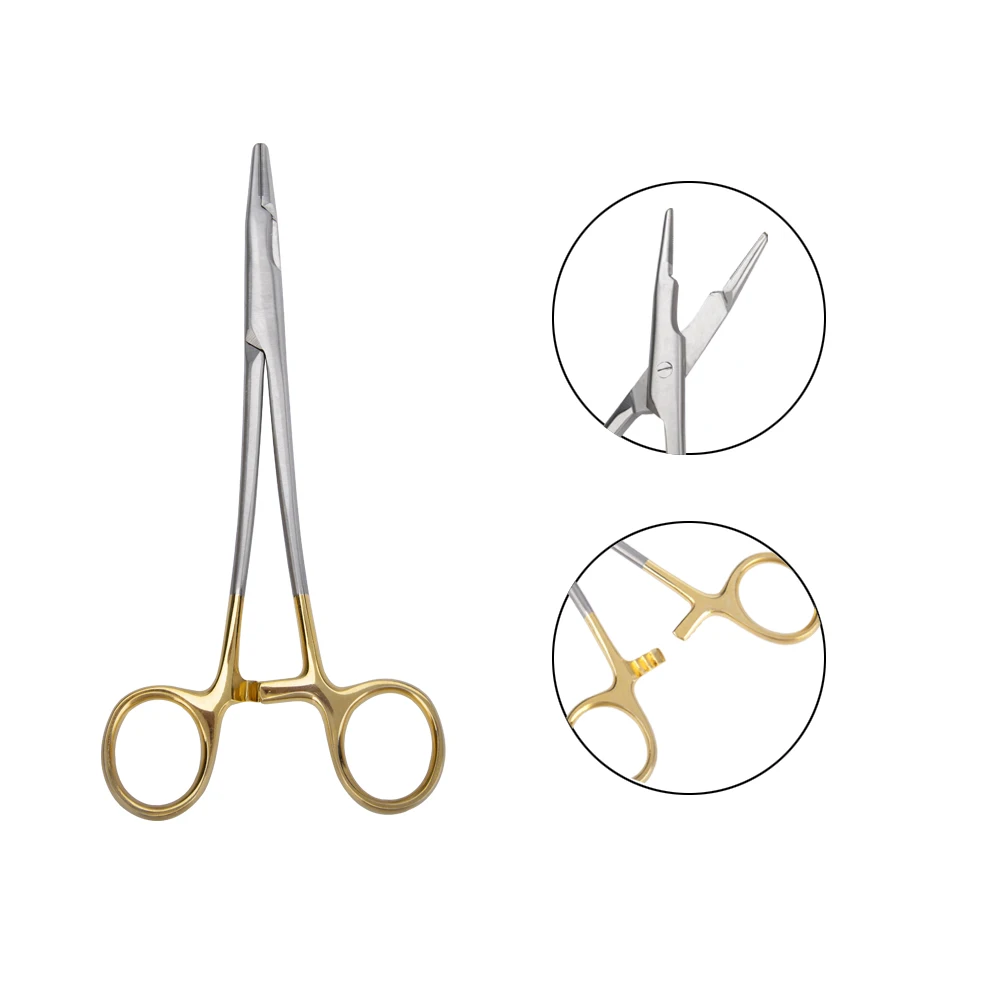 Veterinary TC Needle Holder Reusable Suture Scissors Pet Orthopedic Implants Forceps surgical instruments