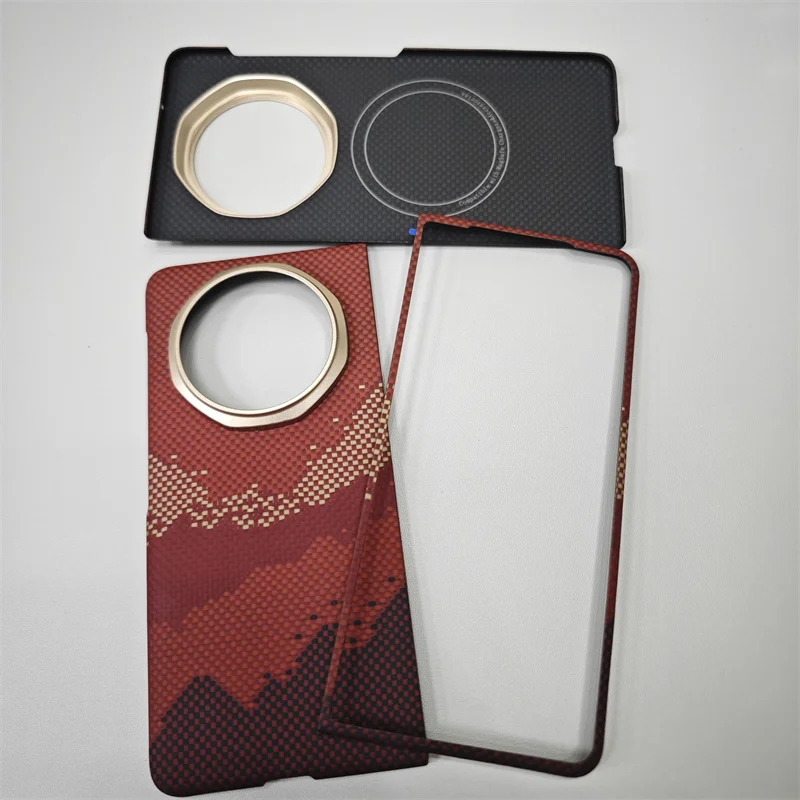 

Magnetic Case For Honor Magic V5 Carbon Aramid Fiber Phone Cover Shockproof Ultra-Thin Mobile Phone Cases