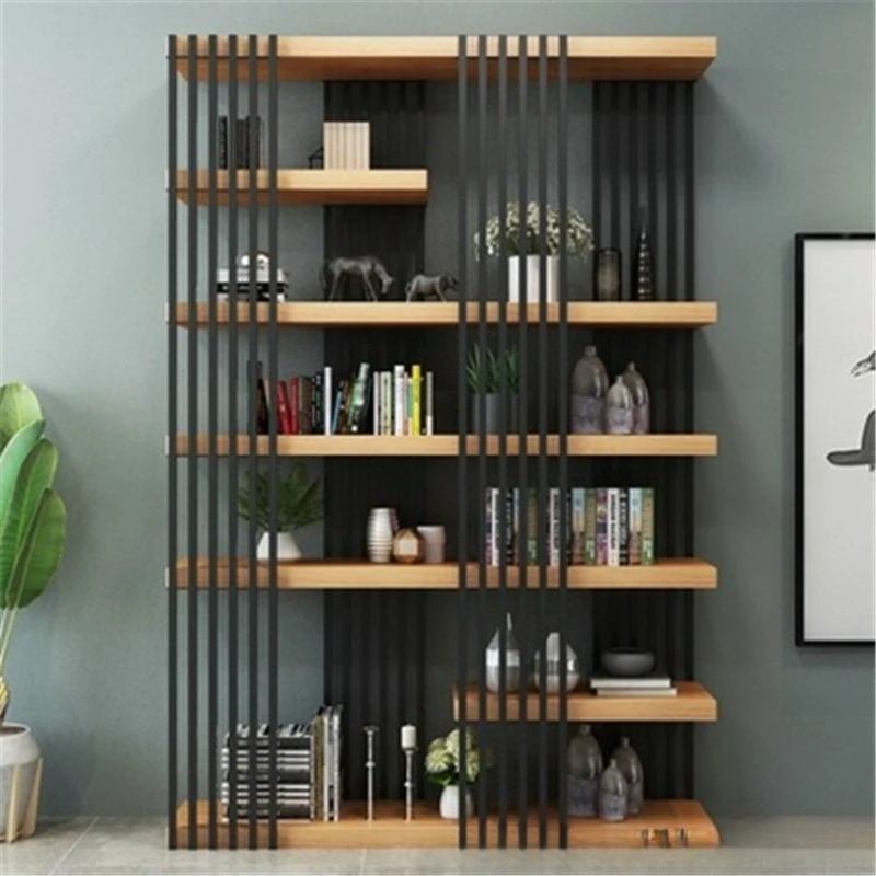 

Children's book cabinet, household desktop simple solid wood living room multi-layer book storage