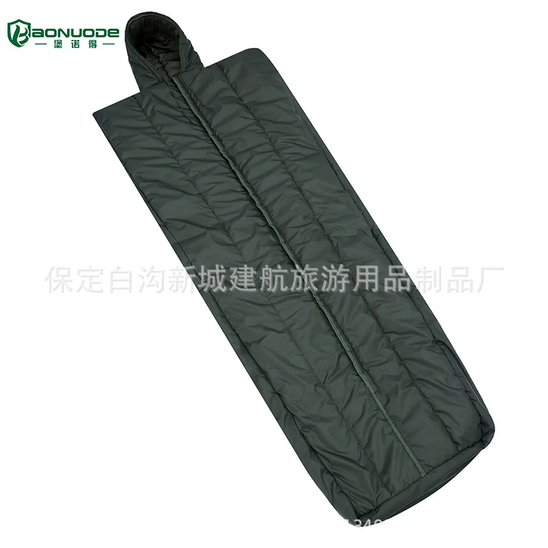 Camouflage Sleeping Bag Coat Sleeping Bag  01Non-Removable Sleeping Bag Army Green Sleeping Bag Other Colors Are Acceptable