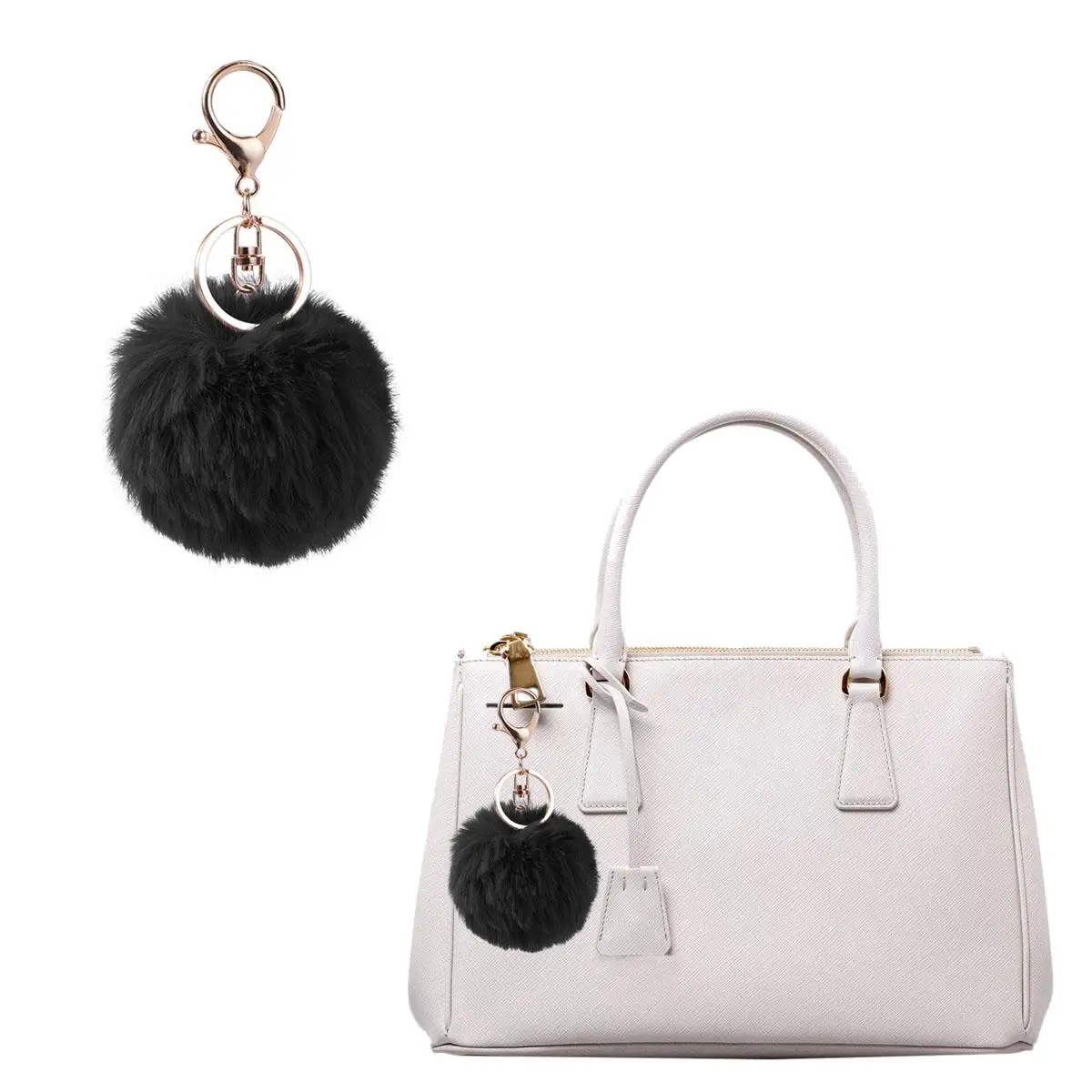 

Ball Keychain Stuffed Toys Ring Earth Tones Car Pendant Miss Keychains
