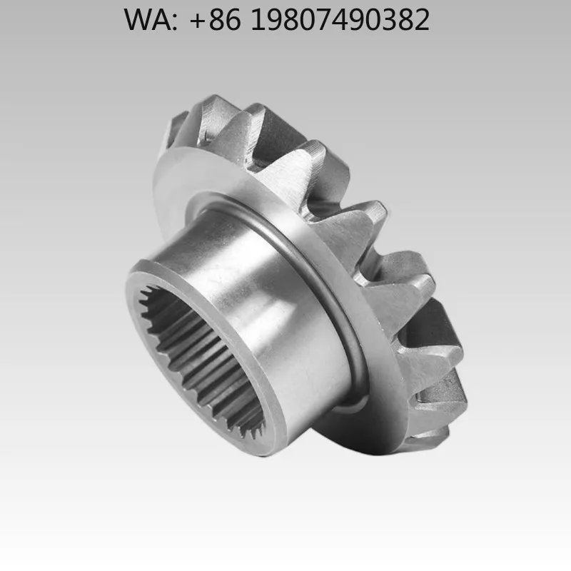 ISO Standard High Precision Straight Bevel Gear, Custom Heavy Duty Mining Transmission Gear, High Hardness High Torque Industria