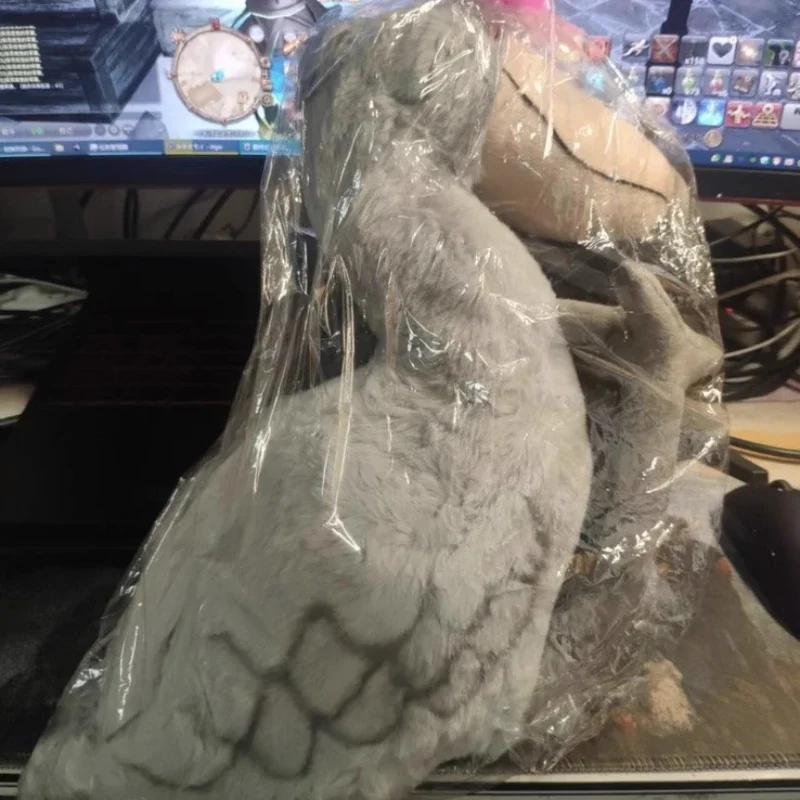 Cute Realistic Shoebill Stuffed Animals Toy Soft Whale-headed Stork Bird Plush Doll Throw Pillow Sofa Cushion Birthday Xmas Gift