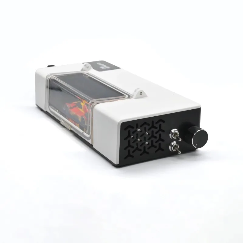 Desktop Wind Tunnel Adjustable Airflow Dual Mode (with/without oil) Smoke LED Aerodynamic Kit