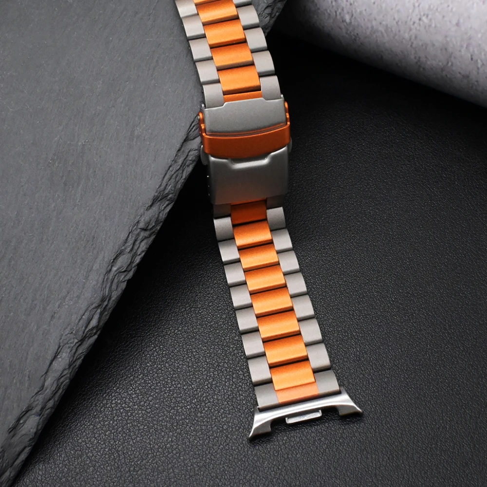 Band für Samsung Galaxy Watch 8 Ultra 2, Titan-Armband, keine Lücken, ersetztes Armband, Correa für Samsung Galaxy Ultra 47 mm, Zubehör