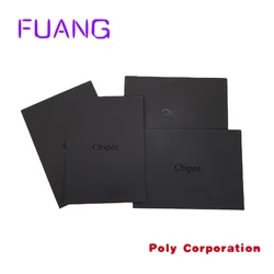 Custom  Luxury Custom 350gsm 400gsm black card kraft A4 paper envelope