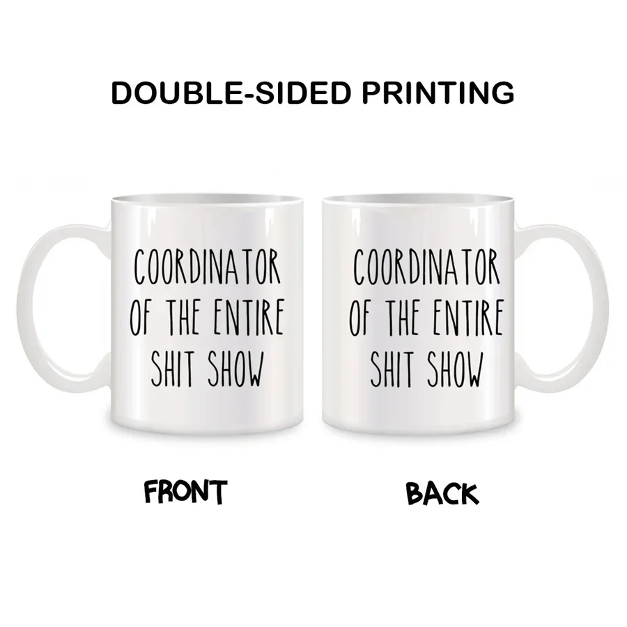 منسق أكواب عرض القرف الكامل للنساء أمي لها أو له هدايا عيد ميلاد الجدة أكواب شاي سيراميك القهوة الأبيض 11 أونصة